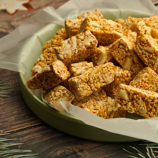 Rajgira Peanut Chikki