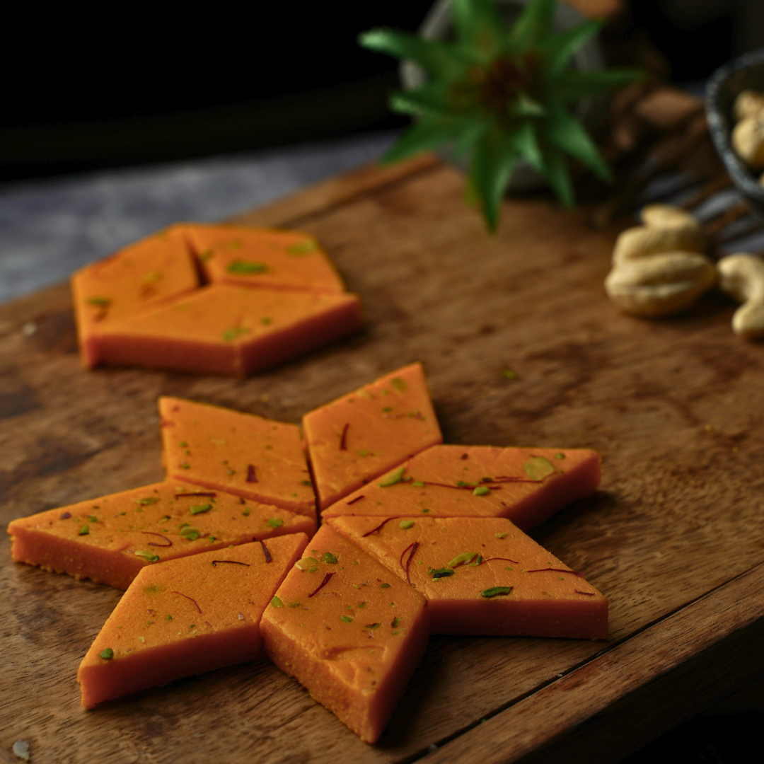 Kesar Kaju Katli