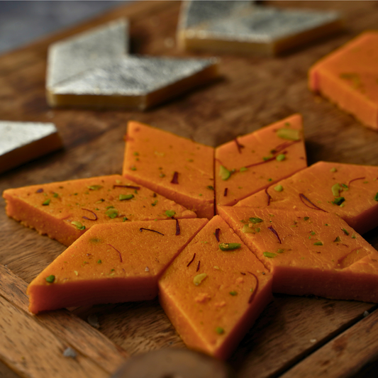 Kesar Kaju Katli